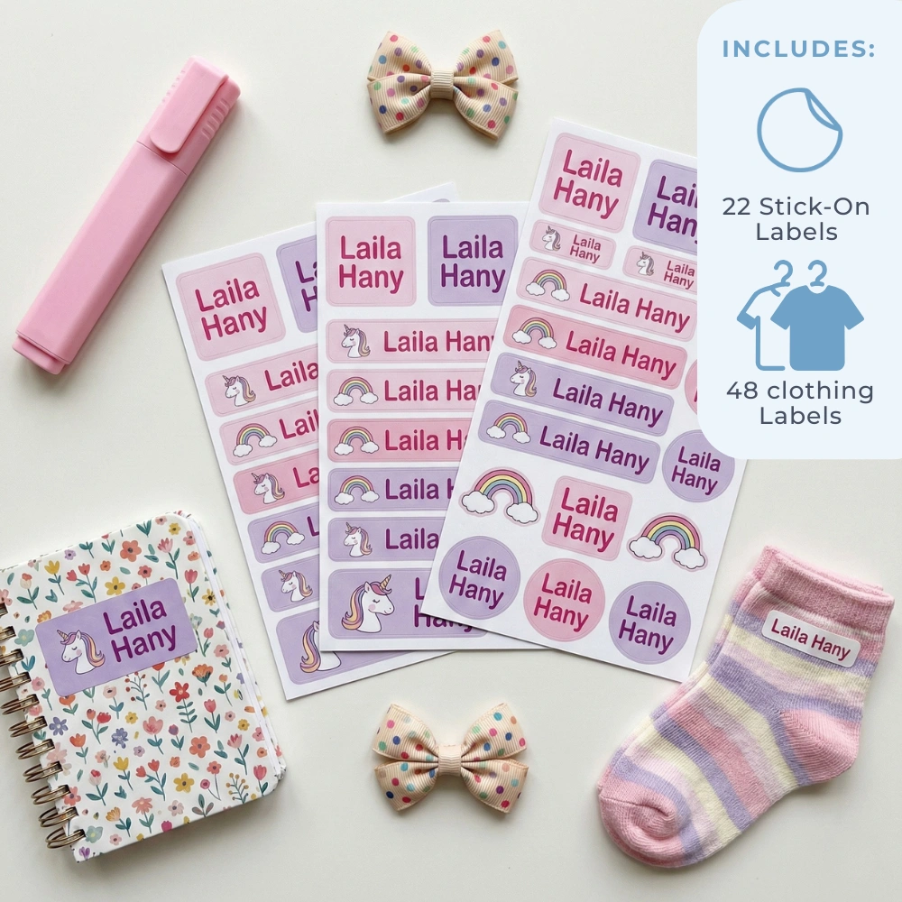 Camp & Clothing - Variety Labels Pack