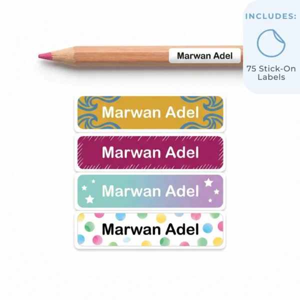 Mini Pencil Labels - Stick on Labels