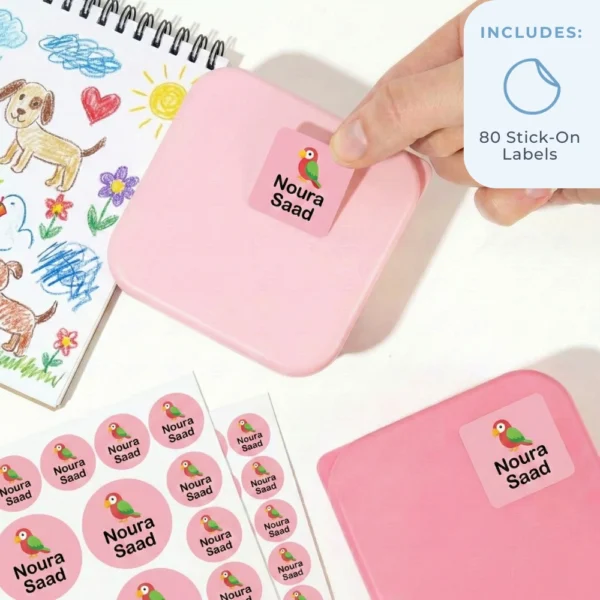 Round & Square Duo Labels - Stick on Labels