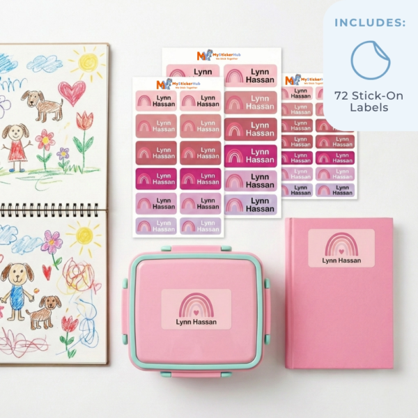 Book & Binder Labels - Stick on Labels